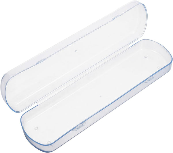 Cabilock Large Case Organizer Toothpaste Blue, Portable Storage Plastic Case Holder for Camping Toothbrush