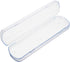 Cabilock Large Case Organizer Toothpaste Blue, Portable Storage Plastic Case Holder for Camping Toothbrush