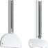 XYSRXWY 2Pcs Stainless Steel Toothpaste Squeezer, Metal Tube Squeezer Keys Tube Roller Dispenser