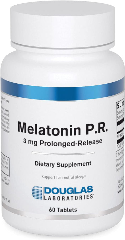 Douglas Laboratories Melatonin Prolonged Release, 60 Tablets for Sleep Support and Hormone Balance