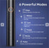 SWZEC (4 Electric Toothbrush for Adults Brush Heads,Black)