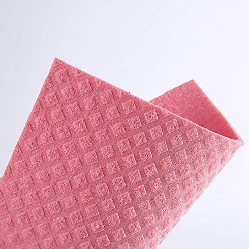 Reusable Cleaning Cellulose Sponge Cloths, Absorbent Wipes for Kitchen, Car, Eco-Friendly Dishcloth Hand Towel