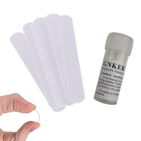 Ingrown Toenail Corrector Strips Brace - 10pcs/bottle - Straightener Clip for Thick Toenails