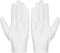 Selizo Cotton Gloves - 3 Pairs White Gloves for Women Men, Eczema Dry Hands Moisturizing, Archival Cleaning