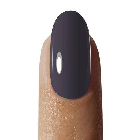 Vishine Gelpolish Lacquer Dark Grey, Soak Off UV LED Nail Polish, Professional Manicure, 1538