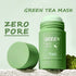 2PACK Girl Green Tea Solid Mask Stick, Deep Cleaning Mud Mask Stick for Oil Control and Anti-Acne Skin Care