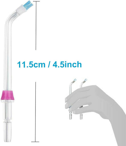 Plaque Seeker Replacement Tips for Waterpik Water Flossers, 4-Pack Oral Irrigator Tips