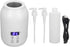 Pissente 110-240V Essential Oil Heater, Massage Oil Heater LED Display Touch Control Temperature Adjust Single Bottle