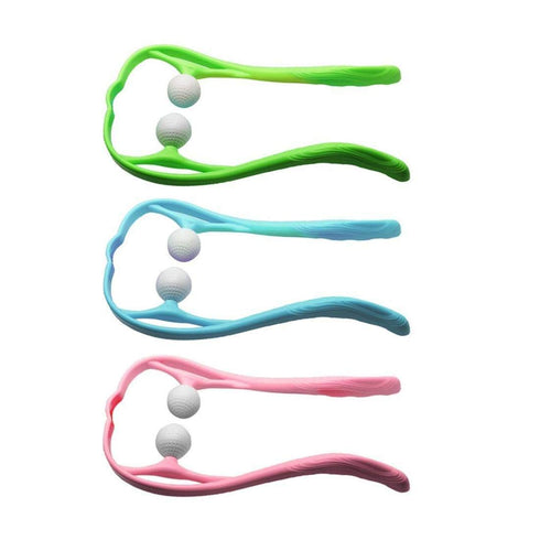 Redmoon0204 Clearance Deals Neck Massager U Shape Manual Kneading Neck Shoulder Body Massage Ball Tool