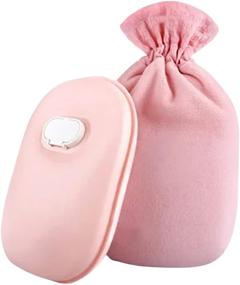 Portable Heating Pad Electric Hot Water Bag with Soft Fleece Cover, Arming