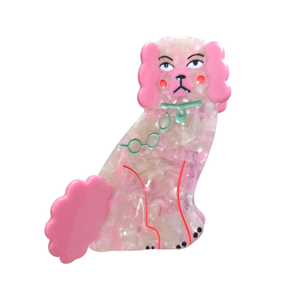 Pink Acetate Dog Hair Clip: Claw Clip for Women, Hair Accessories S2