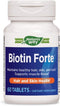 Biotin Forte, Supports Healthy Hair and Skin, Energy and Nerve Function, 60 Tablets, Nature's Way