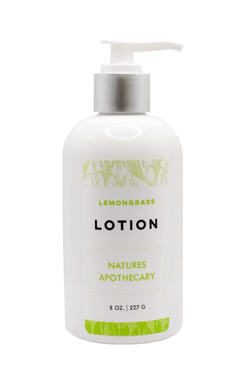 NATURE'S APOTHECARY Lemongrass Lotion for Dry Skin, Hypoallergenic, All-Natural, Made in USA by DAYSPA Body Basics
