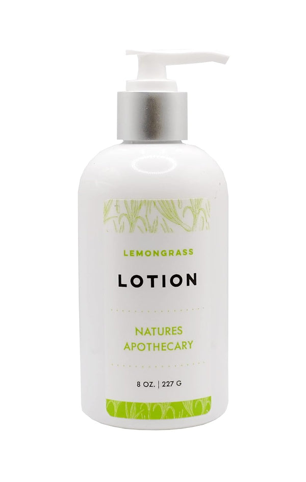 NATURE'S APOTHECARY Lemongrass Lotion for Dry Skin, Hypoallergenic, All-Natural, Made in USA by DAYSPA Body Basics