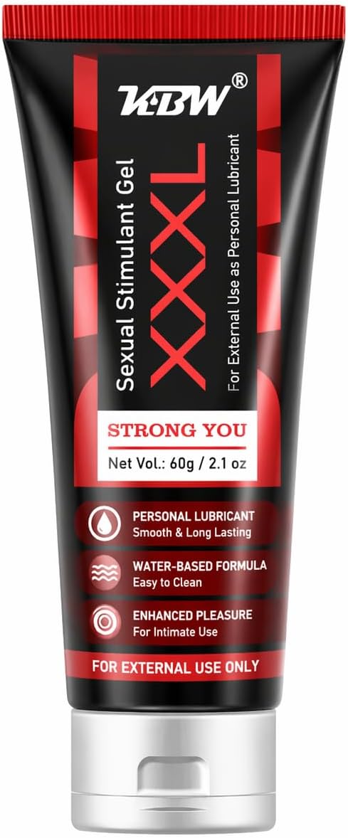 KBW Sexual Stimulant Gel, Water-Based Formula, Smooth & Long-Lasting, Non-Sticky, Easy to Clean,