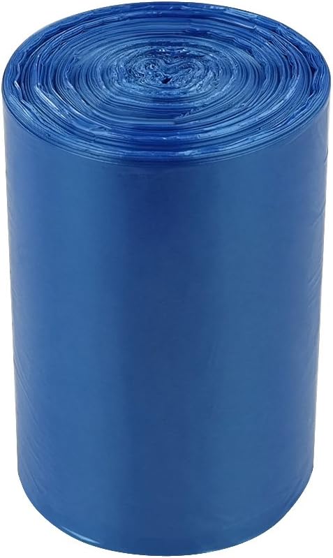 Hommp 3 120 Counts Gallon Trash Bags, Small Garbage Bag, Blue