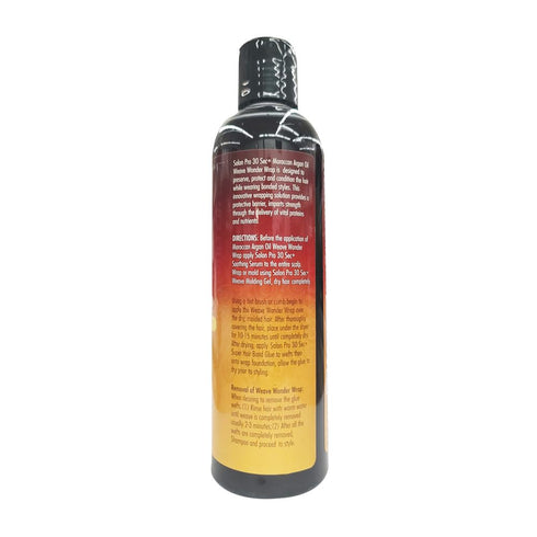 Salon Pro 30 Sec Moroccan Argan Oil Weave Wonder Wrap, Dark