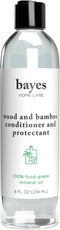 Bayes Food Grade Mineral Oil for Cutting Board, 8 oz, Conditioner and Protectant for Wood