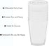 Santa Barbara Design Studio 16-Ounce Wedding Party Cups, 8-Count Reusable BPA-Free Plastic Frost, Cheers