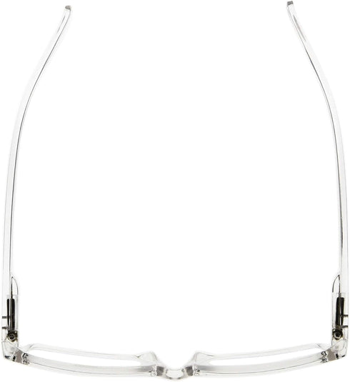BLUELESS Vintage Eyeglasses for Men & Women (Transparent, +0.00)