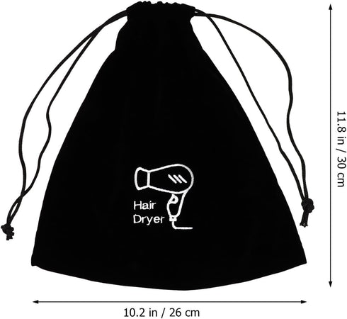 Luxshiny Purse Organizer Cloth Bags Drawstring Hair Dryer Bags Hotel Hair Dryer Bag Drawstring Bag Container Portable For Home And Travel Travel Jewelry Bag Travel Toiletry Bag