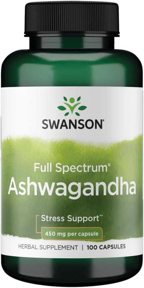Swanson Ashwagandha Powder Supplement, Promoting Stress Relief & Energy Support, Ayurvedic Supplement for Natural