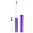 Pop Sonic USB Rechargeable Toothbrush (Purple) | Up to 40,000 Strokes/Minute, Long-Lasting Dupont Bristles, Timer &