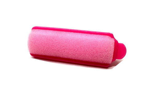Set of 24 Small Pink Foam Sponge Hair Rollers