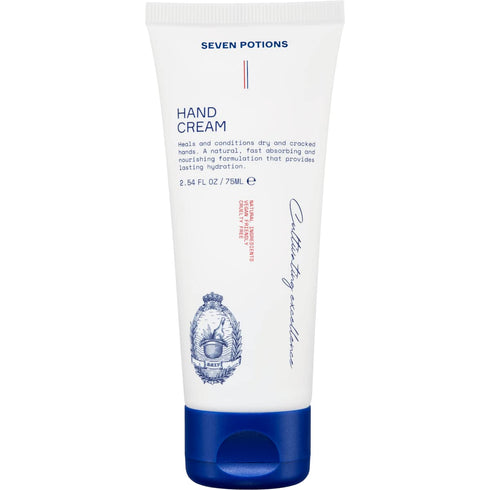 SEVEN POTIONS Natural Hand Cream for Dry, Chapped Hands, 3.4FL OZ - Non-Greasy, Lightweight, Long-Lasting Hydration,