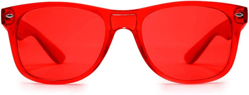 PURPLE CANYON Red Color Therapy Glasses for Chakra Healing and Chromotherapy, Mood Enhancement