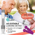 Oh’Care Lite Blood Sugar Test Kit – Glucometer with Strips, Lancets, Lancing Device, Log, and Case (50 Strips & 50