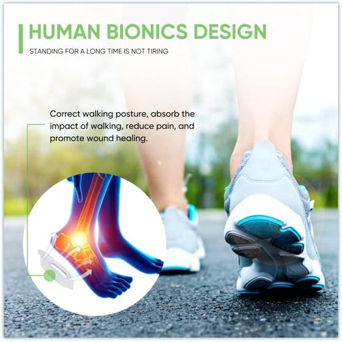 Heel Donut Cushions, Heel Cups, Silicon Insoles, One Size Fits All - 1 Pair