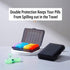 Wopanxye 7-Day 3 21 Travel Pill Organizer, Times a Day, AM PM Pill Box Tray with One-Side Large Opening for Easy