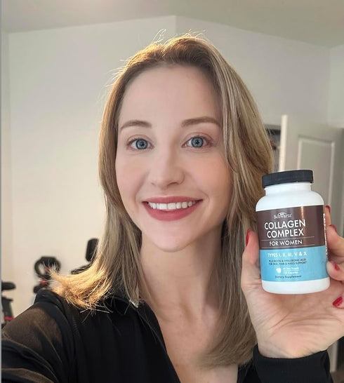 Multi Collagen Pills for Women, 135 Capsules | Types I II III V X with Vitamin C, Hyaluronic Acid, Biotin & Digestive