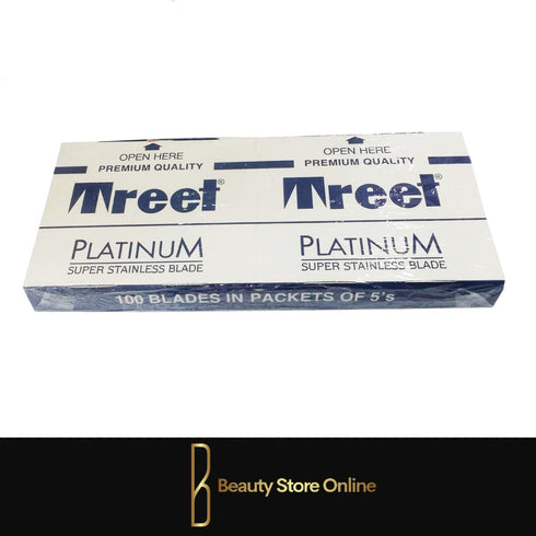 Platinum Super Stainless Double Edge Razor Blades, 100 Blades