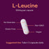 BESTVITE L-Leucine 500mg per Capsule, 240 Vegetarian Capsules, Vegan, Non-GMO, Gluten Free