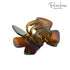 Parcelona French Butterfly Hair Claw - Small 1 3/4" Celluloid No Slip Grip, Strong Hold for Women and Girls