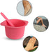 Silicone Wax Bowl for Hair Removal, Replacement Silicone Wax Liner for Non-Stick Wax Pot with Spatula