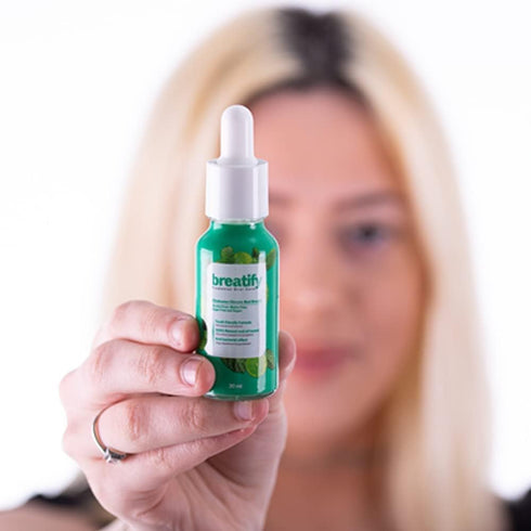 Bad Breath Treatment - Dry Mouth Smell Removing Drops, Handy Fresh Breath Oil Serum, 20 mL (Pack of 1)