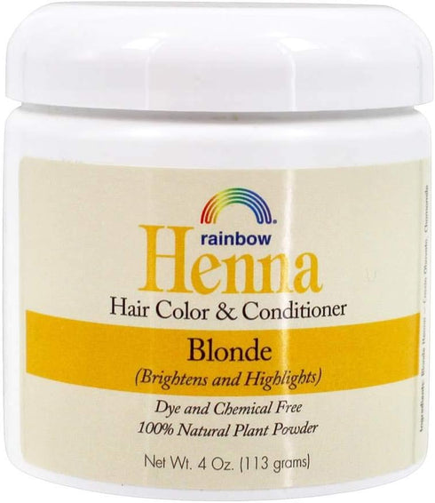 Rainbow Research Henna Hair Color and Conditioner, Blonde, 4 Ounce