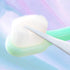 OBrush Kids' Toothbrush - Battery Powered, Green Blue Yellow, Ultra Soft Bristles, Small Size Head, Effective Cleaning