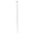 SWACC 12 Pcs Clip on Straight One Color Party Highlights Hair Extensions (White)