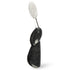 RADIUS Toothbrush Big Brush with Replaceable Head, Left Hand, Soft in Black Sparkle, BPA Free and ADA Accepted, Designed to Improve Gum Health and Reduce The Risk of Gum Disease