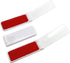 GARASANI 3 Pack Portable Foldable Plastic Clothing Dust Brush - Pet Hair Remover Manual Cleaning Tool (White)