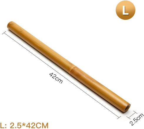 Menolana 42x2.5cm Bamboo Massage Sticks Massage Gua Sha Tools Beauty Salon Bamboo Guasha Tool Massage and Relaxing