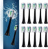Mullburry 12 Pack P11 T9 P11 T9 Replacement Toothbrush Heads Compatible with fairywill Electric Toothbrush, W Shape