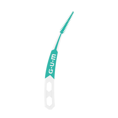 GUM Soft-Picks Advanced Dental Picks for Teeth Cleaning and Gum Health, Disposable Interdental Brushes with Carry Case,