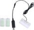 Hqkfuybl USB to 1.5V-6V D Alkaline Battery Replacement for LED Light Decorations Lamp