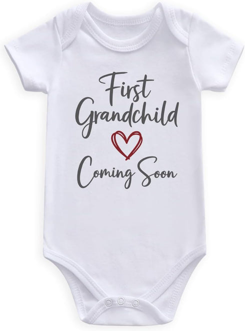 WFHCKT first grandchild coming soon baby pregnancy announcement for grandparents infant Clothes