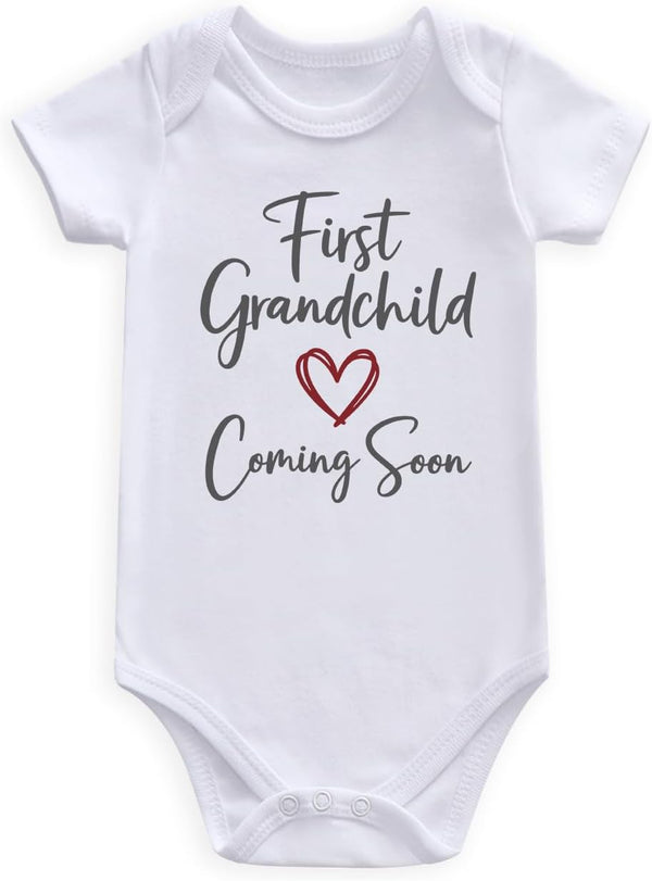 WFHCKT first grandchild coming soon baby pregnancy announcement for grandparents infant Clothes